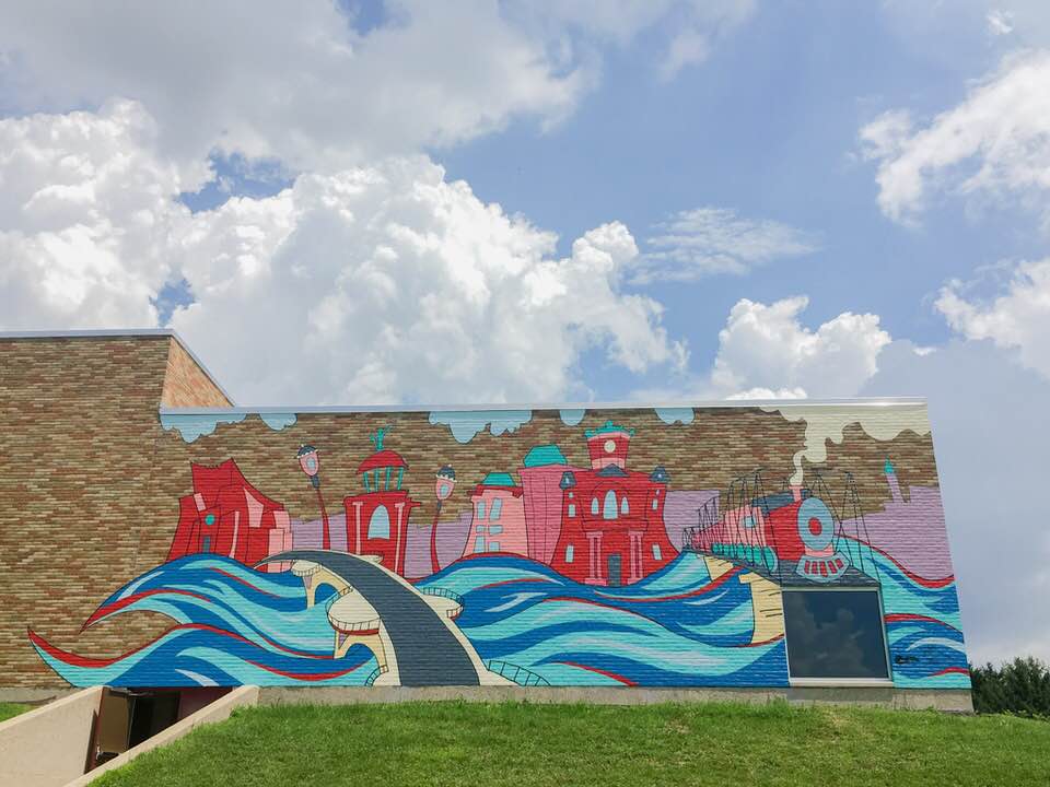 Picture of  painted mural in Hamilton, OH